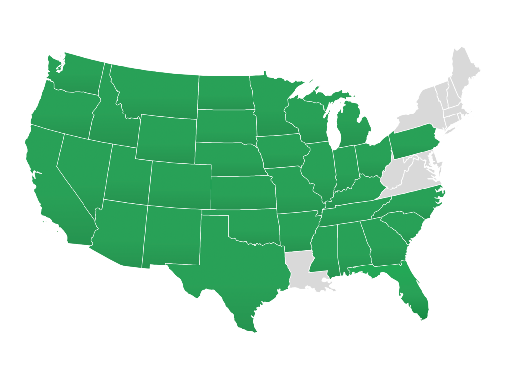 Map One Color Green 